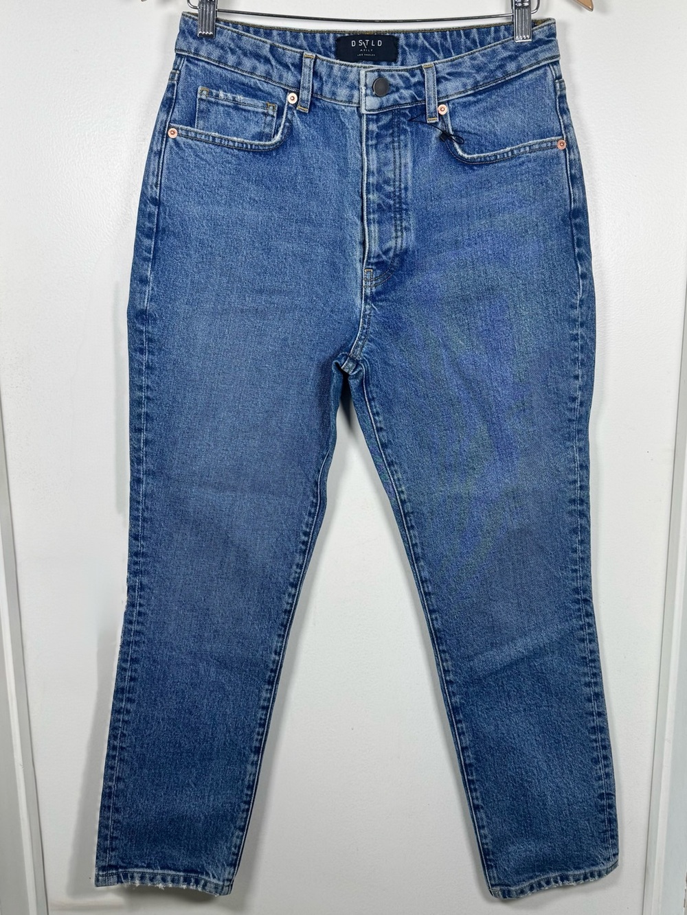 DSTLD ABSLT denim Jeans 27x 30 Women’s 4 Or 6 New No Tags Designer Medium Wash